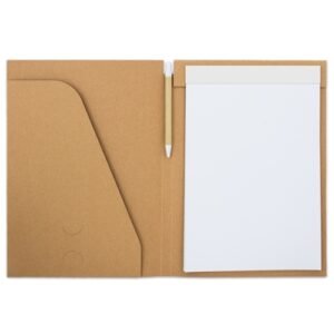 330 € = 100 blocs notes A4 avec bloc de feuilles et stylo  / 3.30 € HT par 100 - 2.32 € HT par 1000