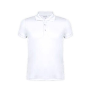 460 € = 50 polos homme, blanc, polyester 180 gr/m2 / 7.82 € HT par 100