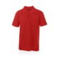polo couleur coton rouge