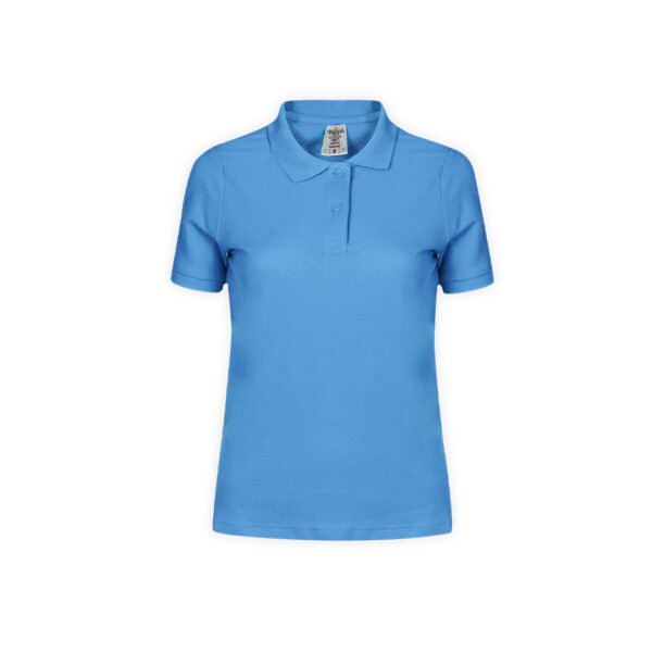 polo couleur femme coton 180 bleu clair polo couleur femme coton 180 bleu clair