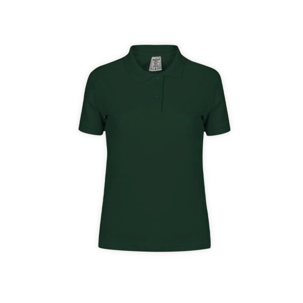 polo couleur femme coton 180 vert bouteille polo couleur femme coton 180 vert bouteille