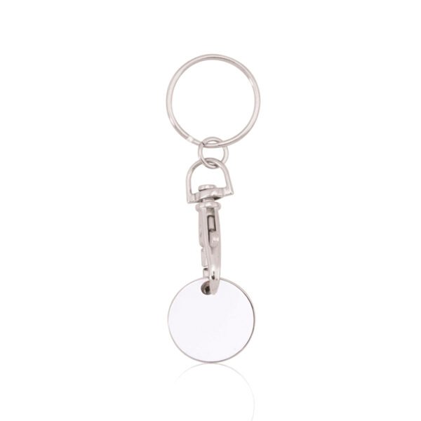 porte cle jeton metal blanc porte cle jeton metal blanc