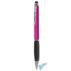 stylo avec pointeur clip metal mauve