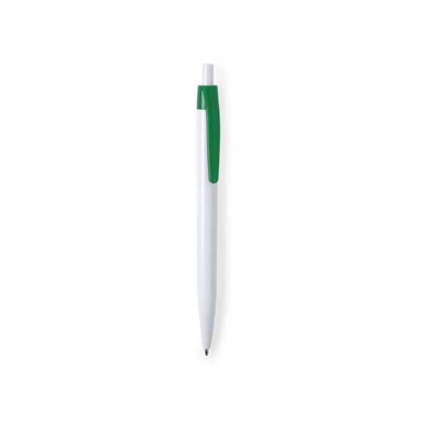 stylo blanc clip vert stylo blanc clip vert
