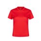 tee-shirt COULEUR POLYESTER femme 135 gr ROUGE