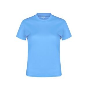 tee-shirt COULEUR POLYESTER femme 135 gr bleu clair