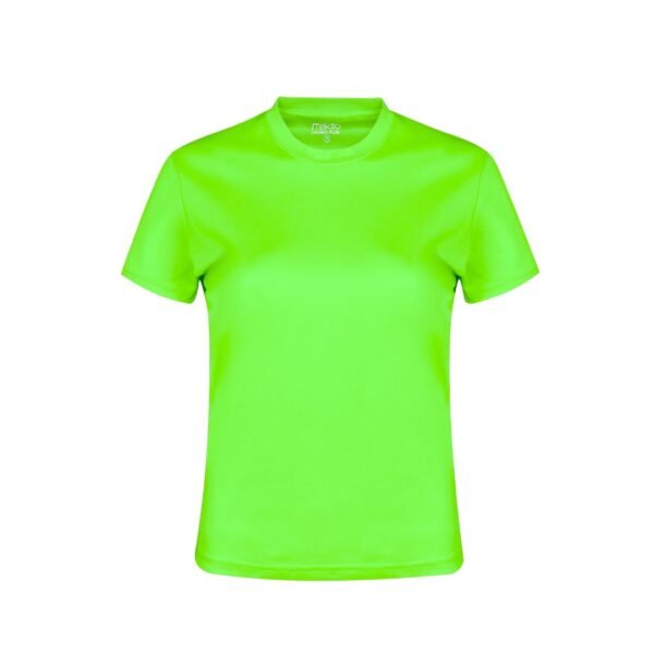 tee-shirt COULEUR POLYESTER femme 135 gr fluo vert