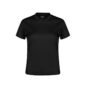 tee-shirt COULEUR POLYESTER femme 135 gr noir
