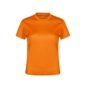 tee-shirt COULEUR POLYESTER femme 135 gr orange