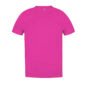 tee-shirt COULEUR POLYESTER unisexe 135 gr FUSHIA