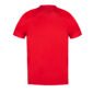 tee-shirt COULEUR POLYESTER unisexe 135 gr ROUGE