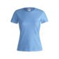 tee-shirt COULEUR coton femme 150 gr bleu clair