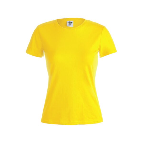 tee-shirt COULEUR coton femme 150 gr jaune tee-shirt COULEUR coton femme 150 gr jaune