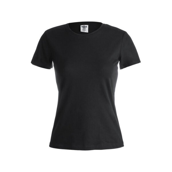 tee-shirt COULEUR coton femme 150 gr noir tee-shirt COULEUR coton femme 150 gr noir