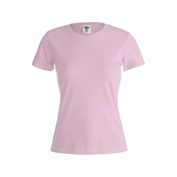 tee-shirt COULEUR coton femme 150 gr rose