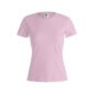 tee-shirt COULEUR coton femme 150 gr rose