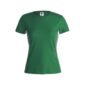 tee-shirt COULEUR coton femme 150 gr vert