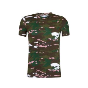 418 € = 50 tee-shirts mixte, DESIGN CAMOUFLAGE, coton 150 gr/m2 / 6.90 € HT par 100