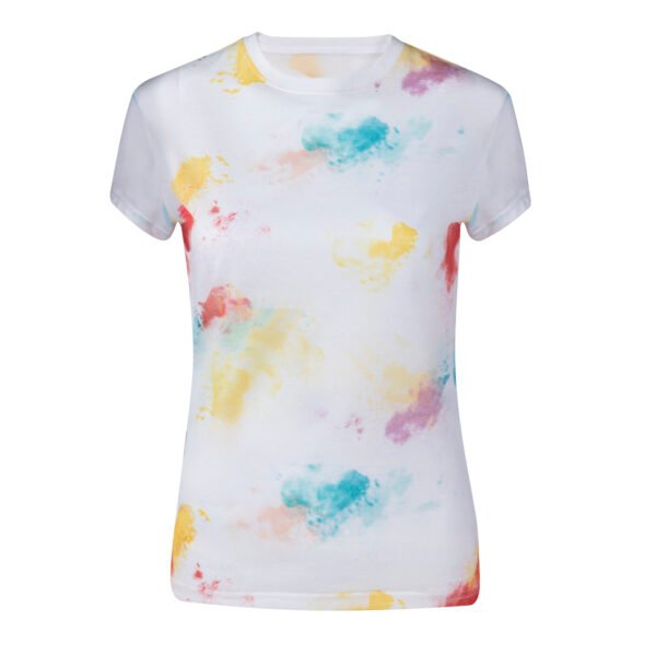 tee-shirt DESIGN TACHES POLYESTER femme