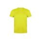 tee-shirt couleur poly enfant 135 jaune