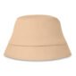 chapeau plage bleu beige