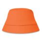 chapeau plage orange