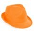 chapeau polyester orange fluo