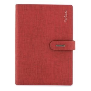 pierre cardin bloc notes a5 rouge