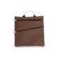 porte documents poignees alu marron