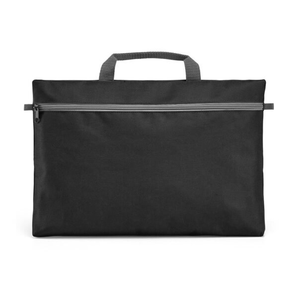 porte documents polyester noir