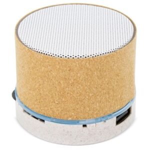 253 € = 25 haut parleurs Bluetooth 3 watts en liège / 6.98 € HT par 100