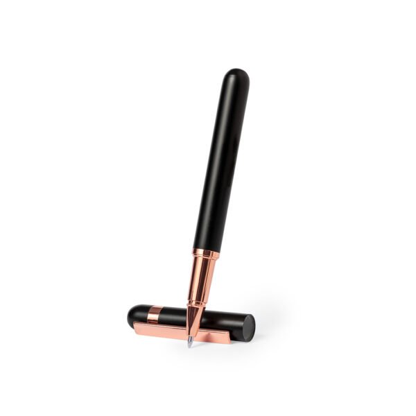 ROLLER CLIP ROSE LASER NOIR