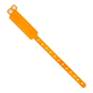 bracelet d identification orange