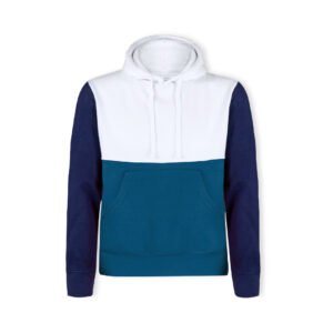 488 € = 25 sweat-shirt, mixte, capuche, tricolore, poly-coton 280 gr/m2 / 14.68 € HT par 100