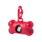 distributeur de sacs rouge