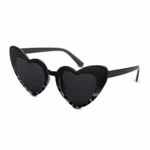 214 € = 60 lunettes de soleil cœur noires / 2.78 € HT par 100