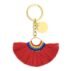 porte cle eventail rouge