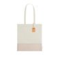 sac bicolore coton naturel