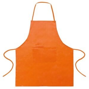 tablier de cuisine coton orange