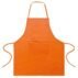 tablier de cuisine coton orange