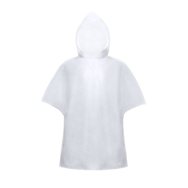poncho blanc