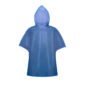 poncho bleu