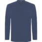 t shirt manche longue coton bleu jean
