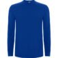 t shirt manche longue coton bleu royal