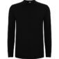t shirt manche longue coton noir