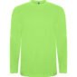 t shirt manche longue coton vert clair