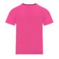 t shirt mixte poly col rond fuschsia