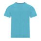 t shirt mixte poly col rond turquoise