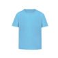 tee-shirt couleur coton enfant 150 bleu clair