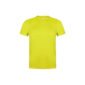 tee shirt enfant couleur polycoton jaune